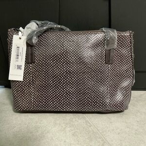 Hammitt Brown and White Handbag